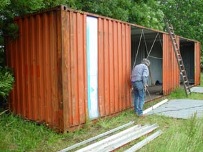 verbouwing container